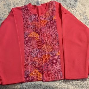 💖💜 Handmade sweatshirt jacket